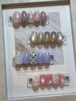 【 hand 】サンプルアート(オフ代無料)🫧毎月変わる季節に合わせた15種類以上のデザインでご用意しております✨️