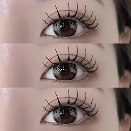 【LEDパリエク】韓国束感フラットラッシュ100本💫