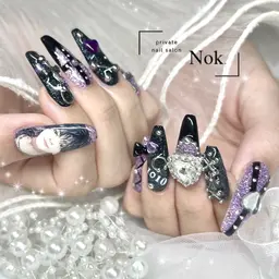 【プレインシート対応】似顔絵ネイル♬長さだし10本+人物絵1体やり放題(オフなし)