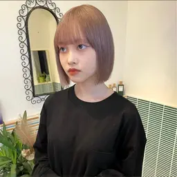 【13日限定】地毛風ストレート（ブリーチ毛🉑）