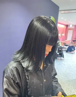 【髪質改善】ダメージレスカラー+高濃度水素トリートメント