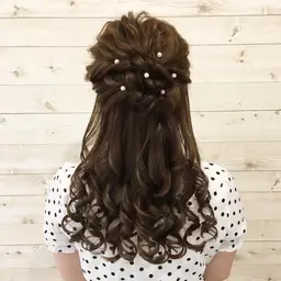 【平日】イベントなどに⭐️ヘアアクセ5個付き🎀パールピンorリボン5個付き🎀