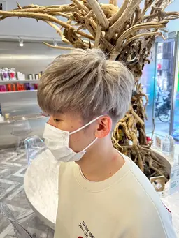 メンズダブルカラー