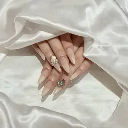 🎀2/8.9.10限定価格🎀🔰口コミ記入必須【Jr】HAND⭐️オフなし⭐️チップ長さだし+ワンカラーorラメグラ