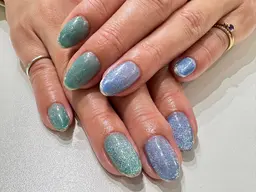 【オフ込】🩵minimo限定🩵マグネットネイル🩵定額デザイン🩵