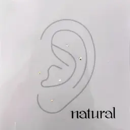 💎耳つぼジュエリー両耳10粒💎 【natural】