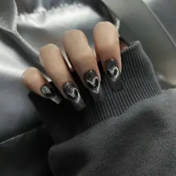 流行りのマグネットハードネイル（マグネットカラーを変更可能です）