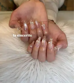 【⚠️デザイン写真送付必須】オフなし　長さ出しチップ10本　付け放題コース