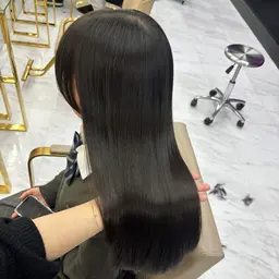 【髪質改善】美髪縮毛矯正（根本から毛先まで全体）＋カット