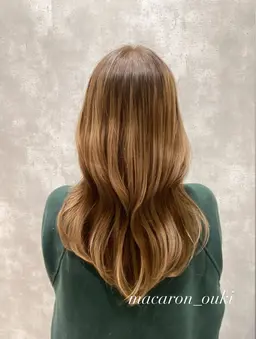 カット+ブリーチカラー