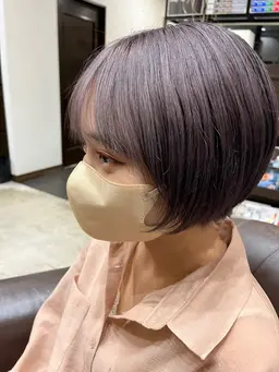 ショートダブルカラー+ミルボントリートメント