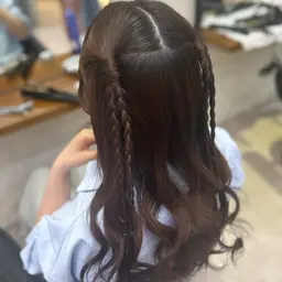 ヘアセットദ്ദിᵔ.˛.ᵔ₎