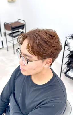 メンズカラー + 3stepトリートメント