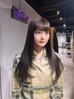 【♥️No.3人気menu♥️】カット＋ワンカラー＋ハホニコトリートメント（炭酸泉spa付）¥11550→¥6600