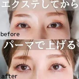 めちゃくちゃお得！エクステパーマ100本(フラットラッシュ、LEDエクステ込)