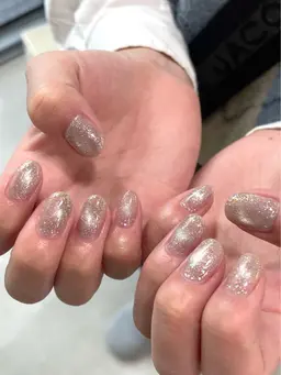 【モテ可愛デザイン💗】マグネットネイル🤍オフあり🤍