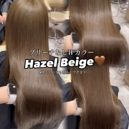 🉐［U24 学生限定］🉐 ブリーチなしWカラー💟 +髪質改善トリートメント🫧ミニモ学割