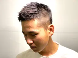 ショートスタイル🔥ツーブロック、フェードなし