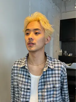 👱抜きっぱなしブリーチ＋カットトリートメント