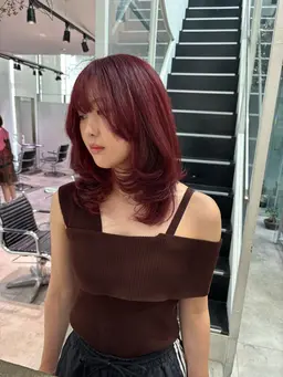 【🩵カット/ミニモ学割🩵】レイヤーカット＋2stepトリートメント[韓国/レイヤーカット/天神/福岡]