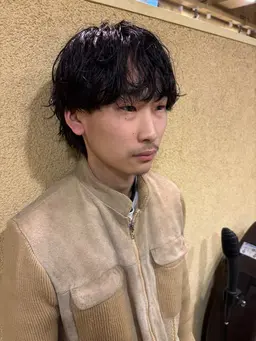 ［メンズ様限定1月のみ］カット＋パーマ＋トリートメント