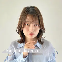 《骨格診断👑似合わせ✨️》髪質改善カット🌷艶コートトリートメント付き✨️spシャンプー込み🫧