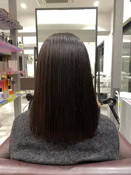 キラ水(髪の毛の内部水分補給トリートメント)+シャンプーブロー