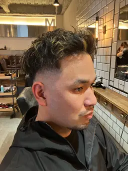 men's cut+color 🌈