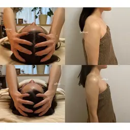 ヘッドスパ+デコルテオイルケア