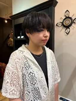 (U40）ショートボブカット(トリートメント付き)