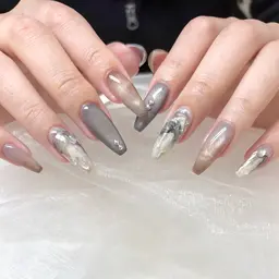 初回オフ無料ハンド✋🏻ジェルチップ長さ出し10本＋アート