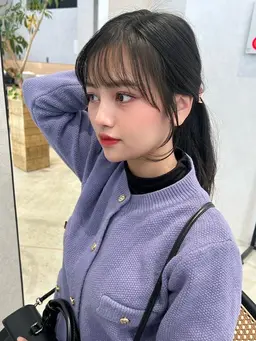 カット+低刺激リタッチオーガニックカラー