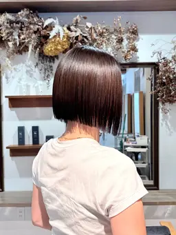 NOEイチオシ🌟ボブ×縮毛矯正で毎日ラクに！