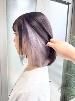 【🌟仕込むだけでおしゃれ度UP🌟】インナーカラー+フルカラー+メンテナンスカット⭐️#秋カラー🍁 #暖色🌰