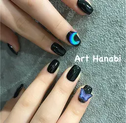 ワンカラーorクリアニュアンス💅 オフありドライケア付き
