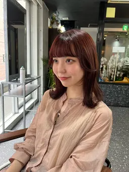 🩷暖色カラー＋トリートメント🩷