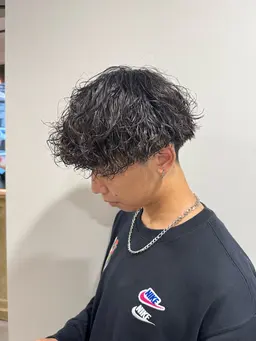 今時スタイル！メンズカット+波巻きパーマ🌀