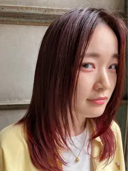 限定価格 暖色おしゃれ染め 4ステップトリートメント付