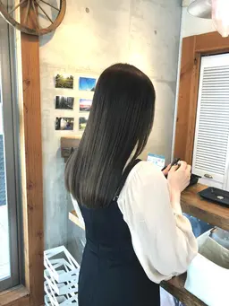 【カット+縮毛矯正+2stepトリートメント】