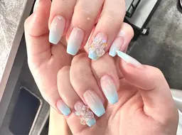 【HAND 自爪】カラーグラデーションor ベビーブーマー★カラー豊富が自慢！￥5580～