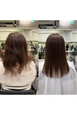 【モニター協力】40代からのうねり改善ストレート【髪質改善】