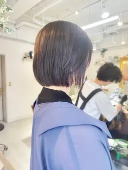 デザインカット＋オーガニックツヤカラー