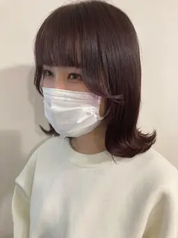 🇰🇷韓国風カラー🇰🇷韓国カラー+うる艶3stepトリートメント［ブルー　アッシュ ピンクブラウン　透明感系💕］