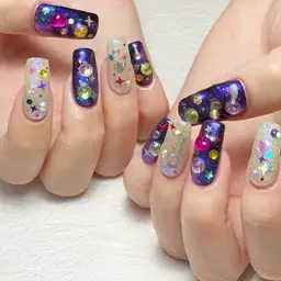 ✨オフ込み✨スカルプ10本長さだし➕アート10本🎨❤️‍🔥