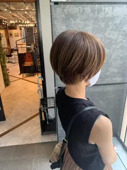 ✨【白髪ぼかし】ハイライト+カット+艶カラー+極潤トリートメント