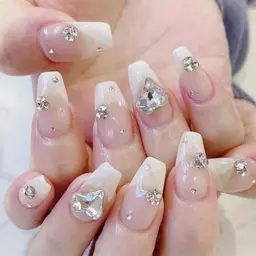 人気NO1 🍒チップスカルプ長さ出し持ち込みデザイン10本🈹