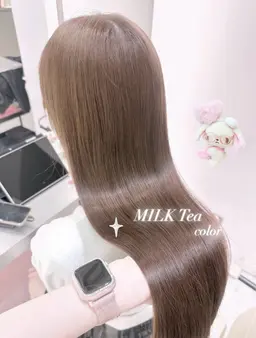 透明感✨ブリーチ有りWカラー🎀