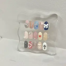 ワンカラー＋組み合わせ自由‼︎2​〜​4本ワンホン・韓国風ワンポイント（パーツ代込み）🎵💕【オフなし】