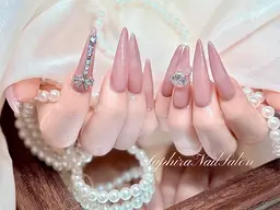 【チップ長さ出し】ワンカラー(2個パーツ付き)