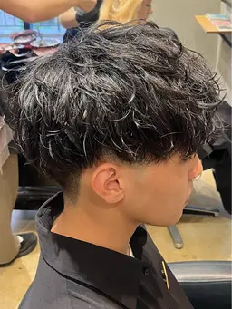 メンズカットパーマ